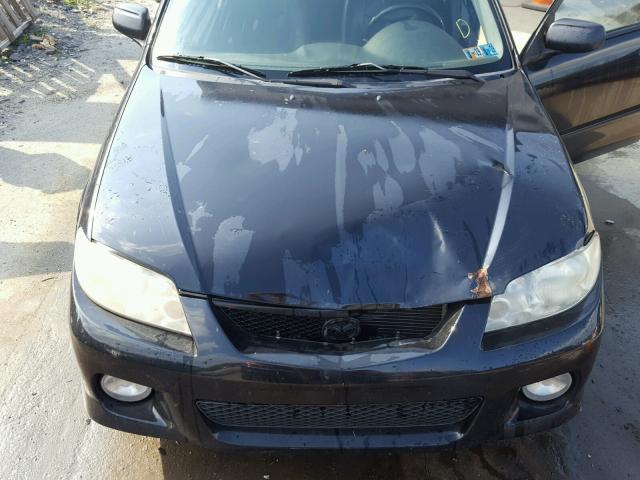 JM1BJ245631197200 - 2003 MAZDA PROTEGE PR BLACK photo 7