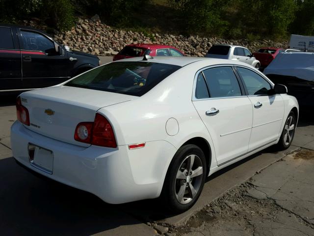 1G1ZC5E00CF151581 - 2012 CHEVROLET MALIBU 1LT 白色 照片 4
