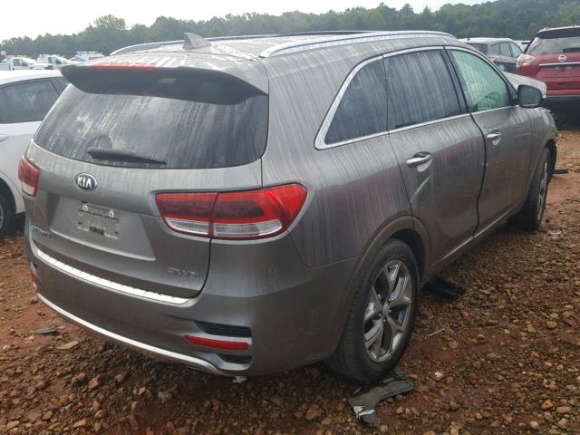 5XYPK4A50HG240763 - 2017 KIA SORENTO SX GOLD photo 4