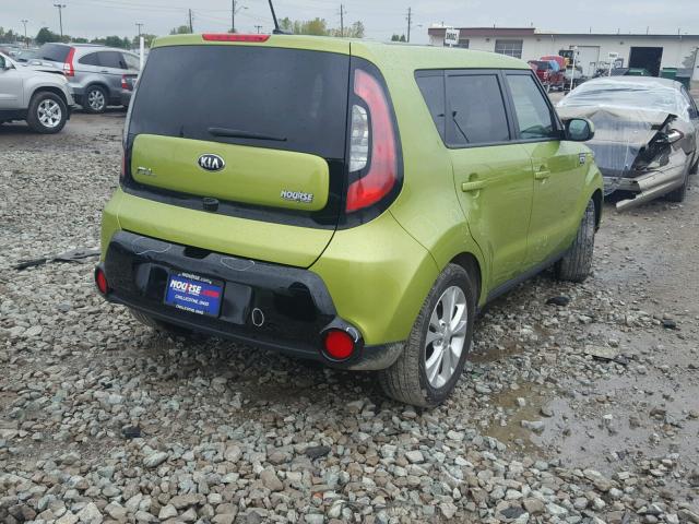 KNDJP3A56G7818958 - 2016 KIA SOUL + GREEN photo 4