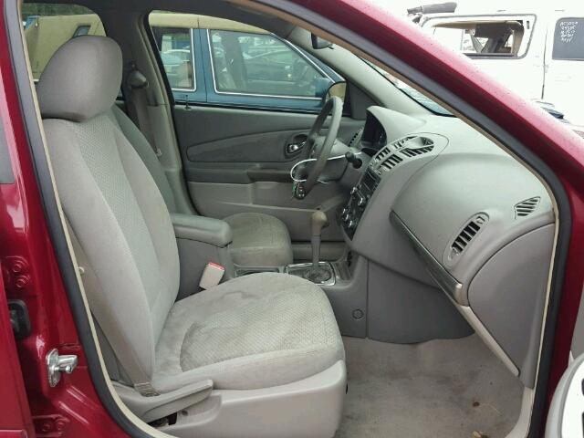 1G1ZS58F97F197032 - 2007 CHEVROLET MALIBU LS წითელი ფოტო 5