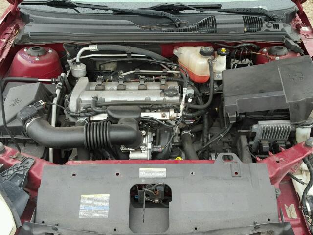 1G1ZS58F97F197032 - 2007 CHEVROLET MALIBU LS წითელი ფოტო 7