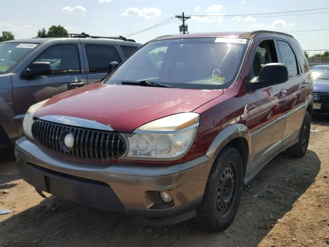 3G5DB03E45S553535 - 2005 BUICK RENDEZVOUS MAROON photo 2