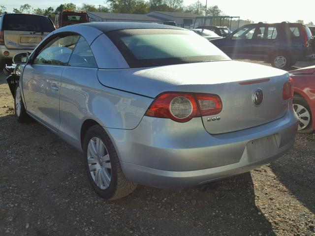 WVWBA71F48V005993 - 2008 VOLKSWAGEN EOS TURBO SILVER photo 3