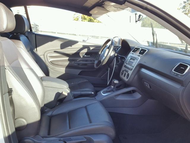 WVWBA71F48V005993 - 2008 VOLKSWAGEN EOS TURBO SILVER photo 5