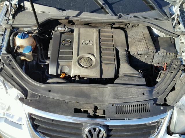 WVWBA71F48V005993 - 2008 VOLKSWAGEN EOS TURBO SILVER photo 7