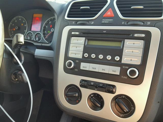 WVWBA71F48V005993 - 2008 VOLKSWAGEN EOS TURBO SILVER photo 9