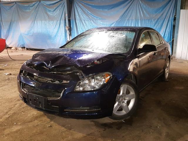 1G1ZG57B494198829 - 2009 CHEVROLET MALIBU LS ლურჯი ფოტო 2