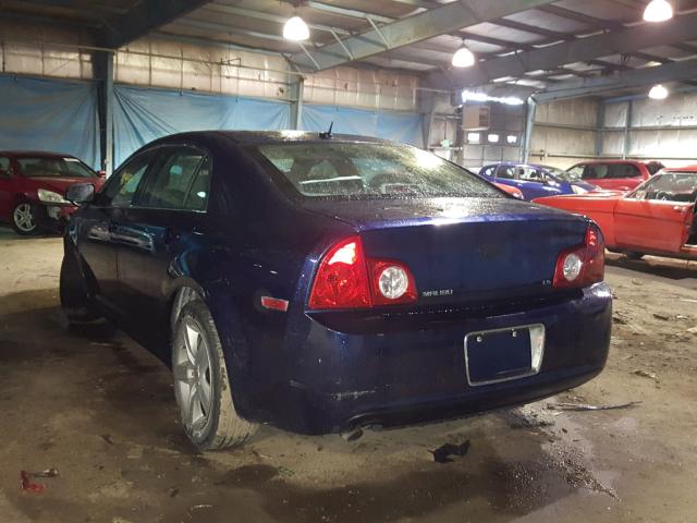 1G1ZG57B494198829 - 2009 CHEVROLET MALIBU LS ლურჯი ფოტო 3