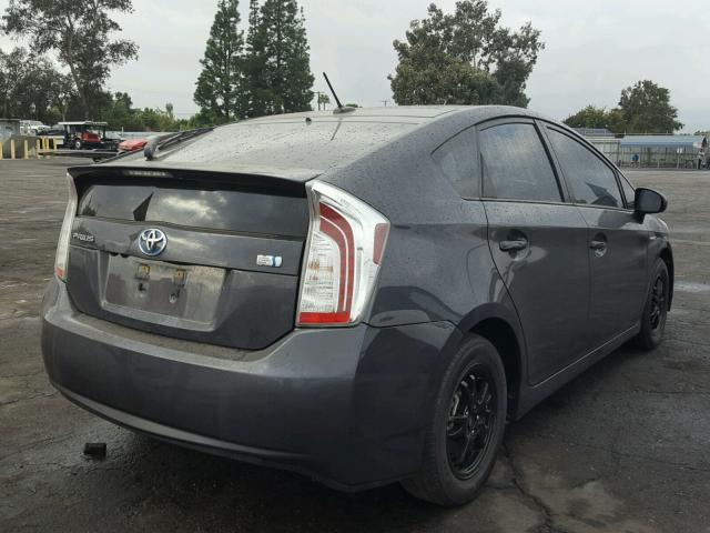 JTDKN3DU5E1772987 - 2014 TOYOTA PRIUS 石墨色 照片 4