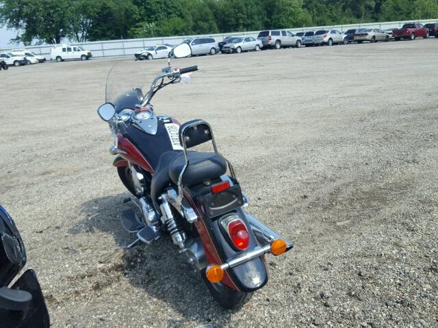 JKBVNKE1X6A001220 - 2006 KAWASAKI VN1600 E RED photo 3