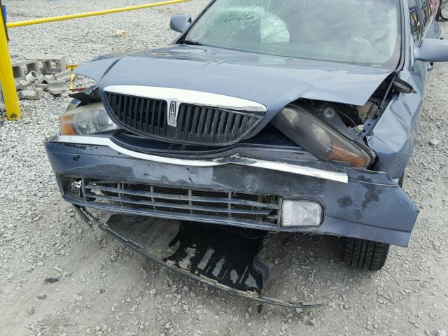 1LNHM87A9YY870245 - 2000 LINCOLN LS BLUE photo 9
