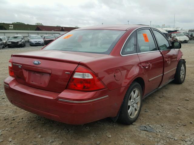 1FAFP27175G114386 - 2005 FORD FIVE HUNDR RED photo 4