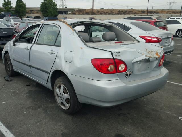 1NXBR32E07Z779357 - 2007 TOYOTA COROLLA SILVER photo 3