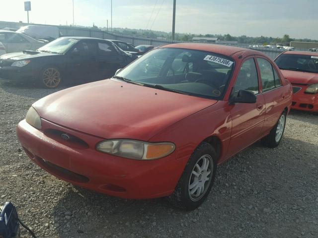 3FAFP13P91R125820 - 2001 FORD ESCORT RED photo 2