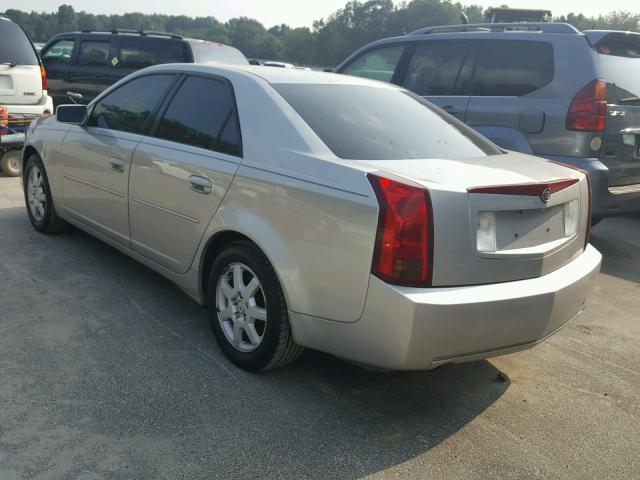 1G6DM577140158281 - 2004 CADILLAC CTS SILVER photo 3