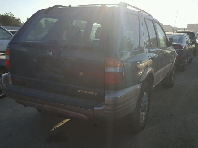 4S6DM58WXY4419802 - 2000 HONDA PASSPORT E GREEN photo 4
