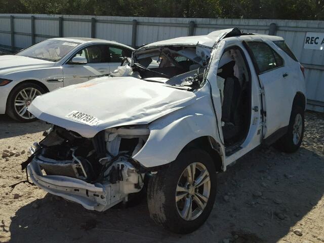 1GNALBEK3DZ119476 - 2013 CHEVROLET EQUINOX LS WHITE photo 2