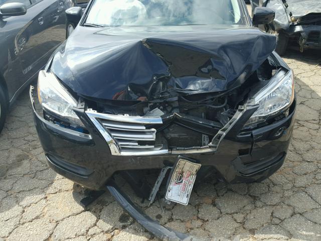 3N1AB7AP1EY335920 - 2014 NISSAN SENTRA S BLACK photo 9