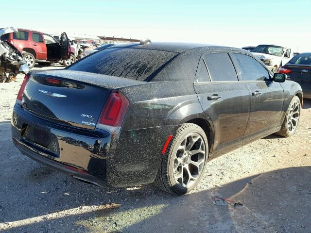 2C3CCABG5GH298530 - 2016 CHRYSLER 300 S BLACK photo 4