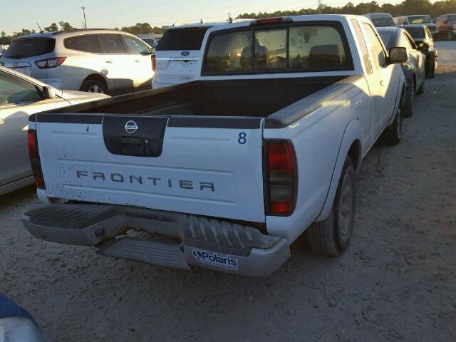 1N6DD26T74C475312 - 2004 NISSAN FRONTIER K WHITE photo 4