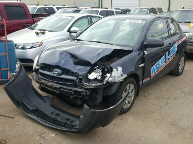 KMHCM36C18U086021 - 2008 HYUNDAI ACCENT GRAY photo 2