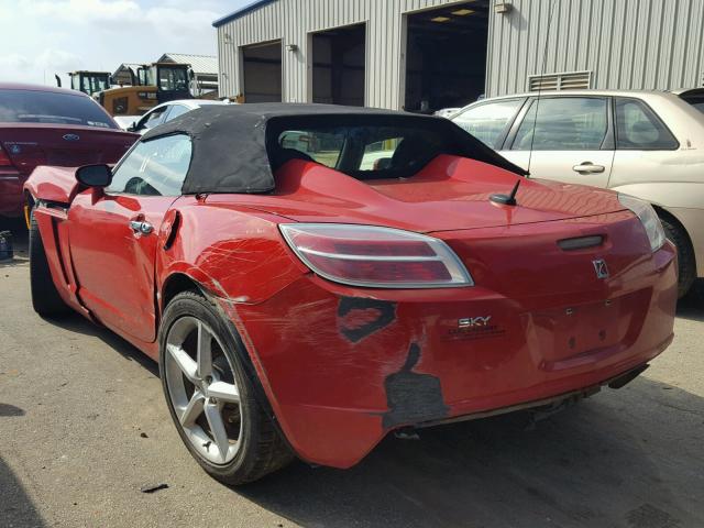 1G8MB35B47Y101572 - 2007 SATURN SKY RED photo 3