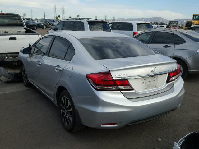 19XFB2F89EE060998 - 2014 HONDA CIVIC EX ვერცხლისფერი ფოტო 3