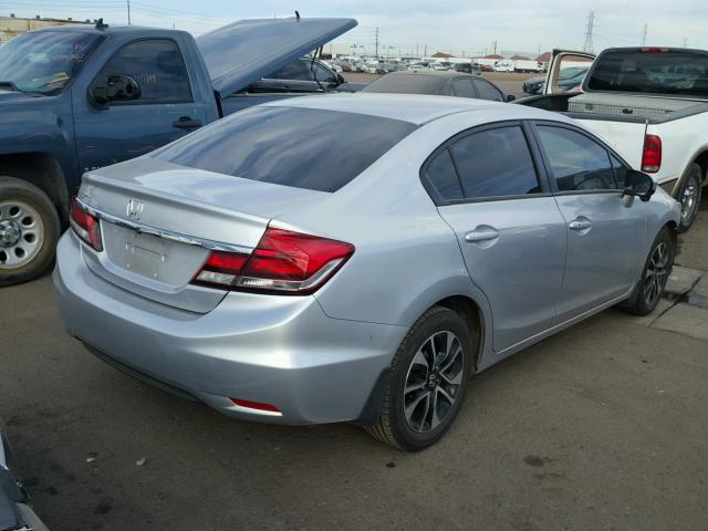 19XFB2F89EE060998 - 2014 HONDA CIVIC EX ვერცხლისფერი ფოტო 4