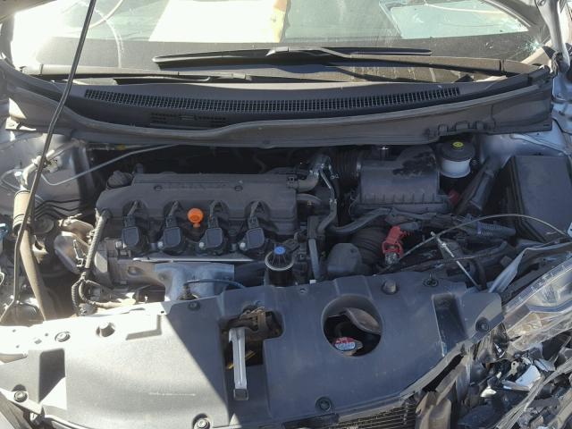 19XFB2F89EE060998 - 2014 HONDA CIVIC EX ვერცხლისფერი ფოტო 7