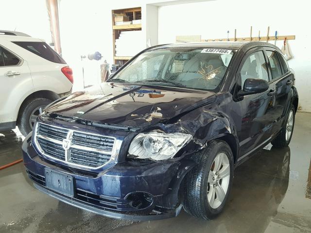 1B3CB3HAXAD648415 - 2010 DODGE CALIBER MA BLUE photo 2