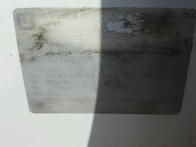 3GYFNEEY2AS529560 - 2010 CADILLAC SRX PERFOR 白色 照片 10