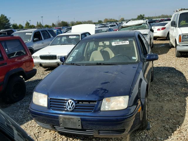 3VWSK69M63M104096 - 2003 VOLKSWAGEN JETTA GLS BLUE photo 9