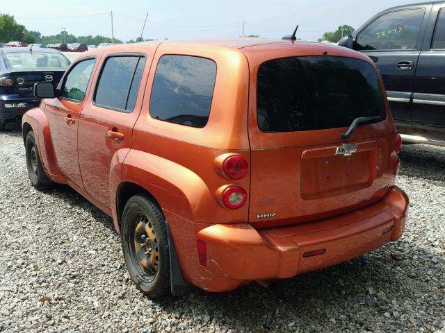 3GNDA13D48S619781 - 2008 CHEVROLET HHR LS ORANGE photo 3