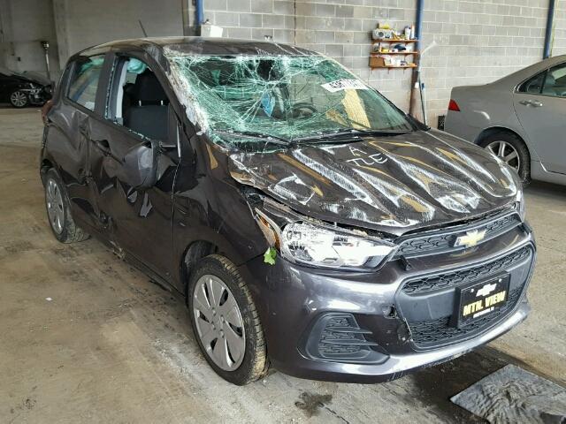 KL8CB6SA5GC614009 - 2016 CHEVROLET SPARK LS GRAY photo 1