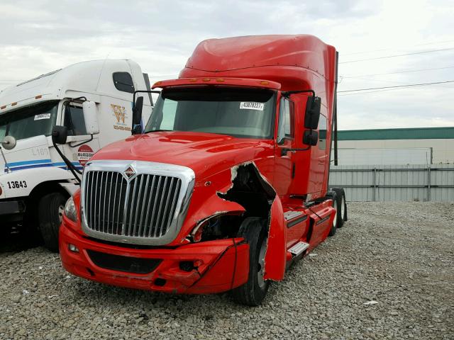 3HSCTSJRXBN337919 - 2011 INTERNATIONAL PROSTAR RED photo 2