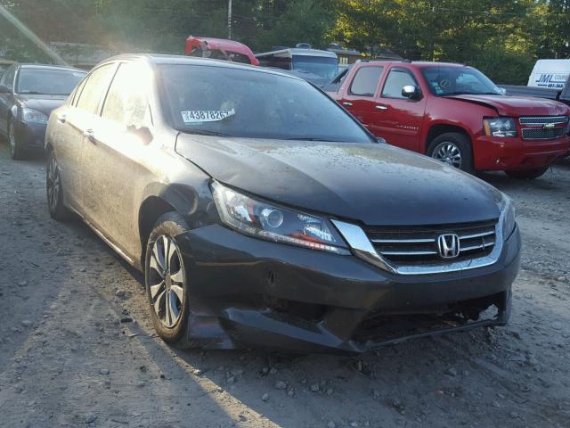 1HGCR2F35DA183722 - 2013 HONDA ACCORD LX GRAY photo 1