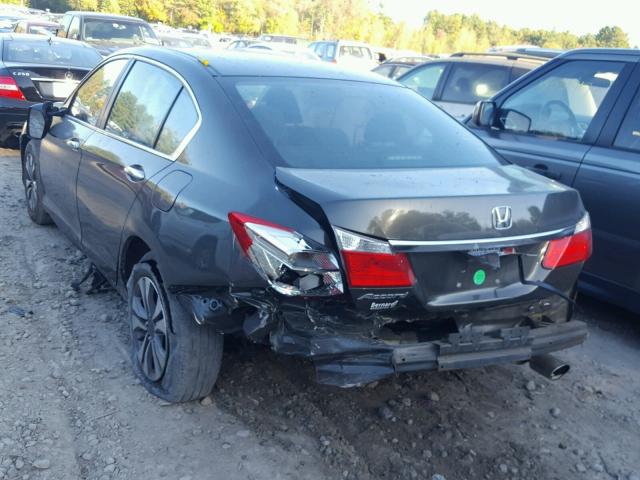 1HGCR2F35DA183722 - 2013 HONDA ACCORD LX GRAY photo 3