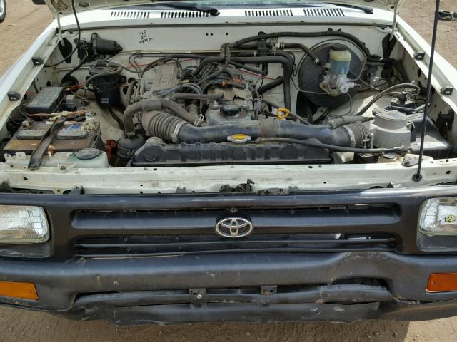 JT4RN81A6P5168608 - 1993 TOYOTA PICKUP 1/2 WHITE photo 7