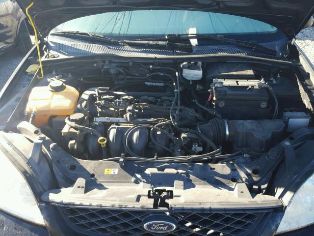 1FAFP34N07W226727 - 2007 FORD FOCUS ZX4 BLACK photo 7