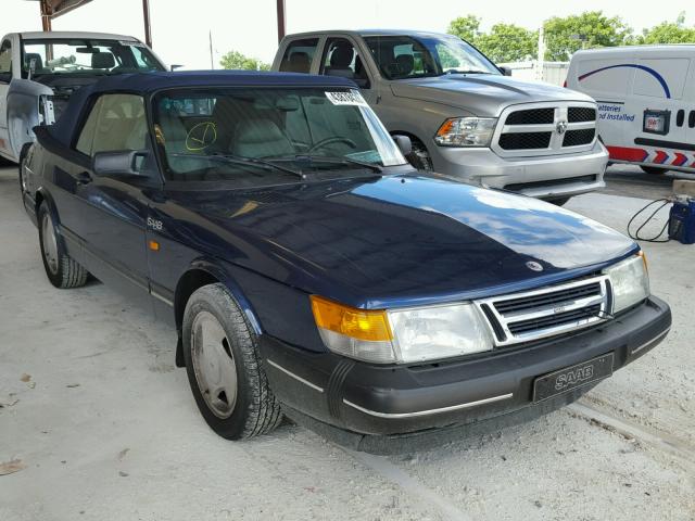 YS3AL76L2N7008789 - 1992 SAAB 900 BLUE photo 1