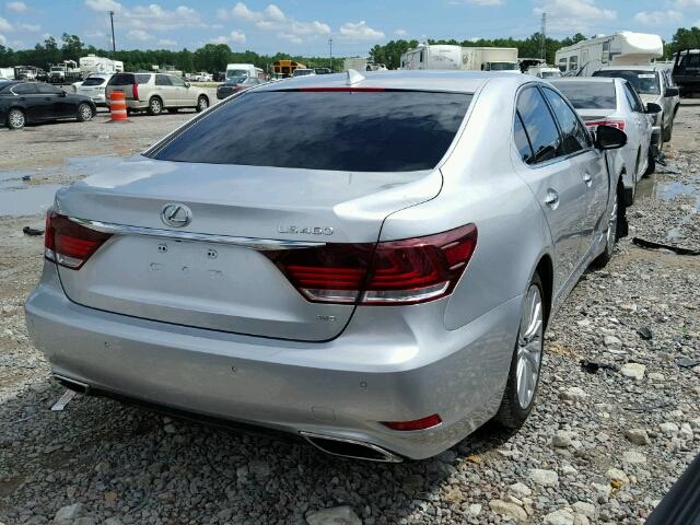 JTHCL5EF3E5022937 - 2014 LEXUS LS 460 GRAY photo 4