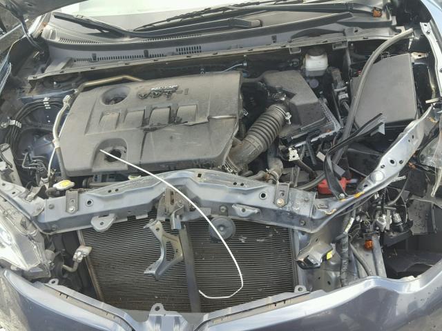 2T1BURHE1FC321402 - 2015 TOYOTA COROLLA L GRAY photo 7