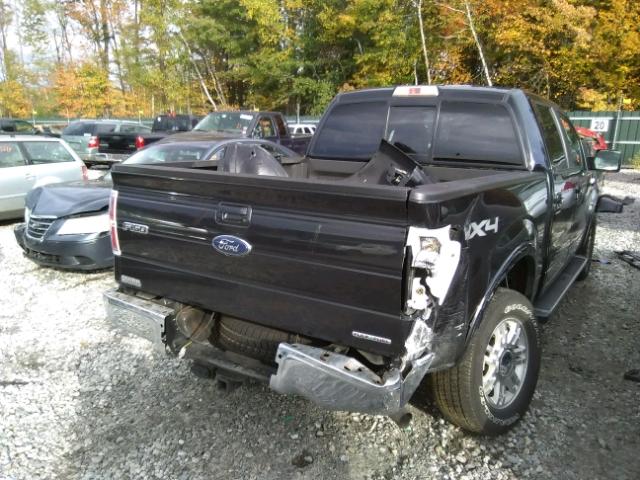 1FTFW1EF3EKF13573 - 2014 FORD F150 SUPER BLACK photo 4