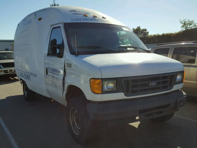 1FDSE35L94HB44860 - 2004 FORD ECONOLINE WHITE photo 1