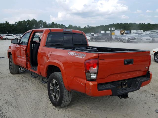 5TFDZ5BN0G005391 - 2016 TOYOTA TACOMA DBC ORANGE photo 3