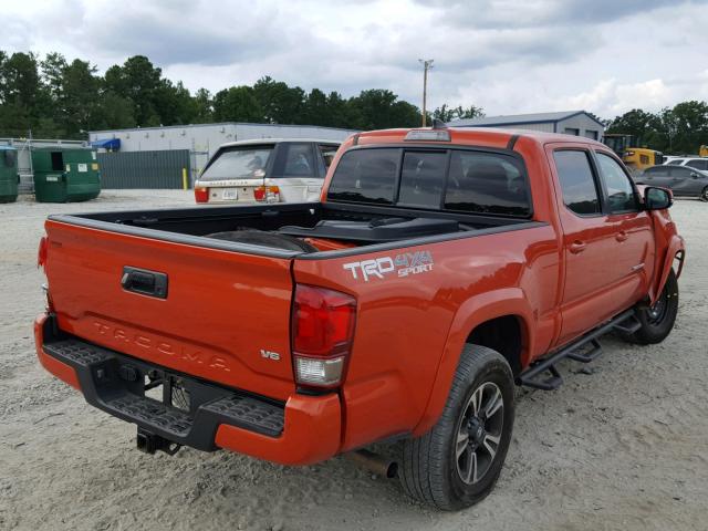 5TFDZ5BN0G005391 - 2016 TOYOTA TACOMA DBC ORANGE photo 4