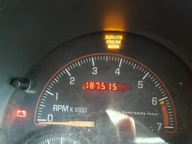 1G2NF52FX2C293589 - 2002 PONTIAC GRAND AM S ყავისფერი ფოტო 8