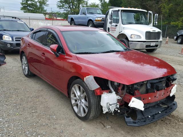 JM1GJ1V59E1108317 - 2014 MAZDA 6 TOURING RED photo 1