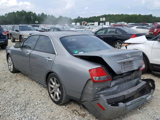 JNKAY41E24M400766 - 2004 INFINITI M45 GRAY photo 3